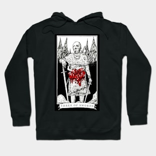 The Three of Swords - The Tarot Restless Hoodie